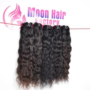 Prix de gros Produit original Cheveux humains bruts naturels de temple indien en mèches ondulées, doux et soyeux, à vendre par Export - Product Image 4