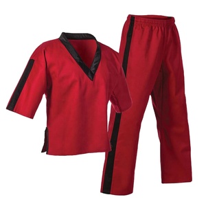 Wholesale High Quality Ultra Light Karate Uniform Comfortable Unisex Martial <b>Art</b> <b>Set</b> with Custom Logo Made of Cotton Polyester - Product Image 6