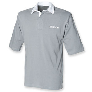 Diseño personalizado O-cuello para la camisa Polo para los hombres de secado rápido transpirable Impresión digital 100% Algodón Seda Poliéster Tejido - Product Image 2