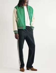 Letterman Chenille Embroidered <b>Jackets</b> OEM Customized logo Latterman Baseball Varsity Bomber <b>Jacket</b> - Product Image 5