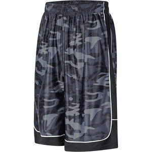 Vente en gros Vêtements de sport Bsci Short de basket-ball d'entraînement bicolore pour homme Short en maille long à sublimation personnalisée - Product Image 4