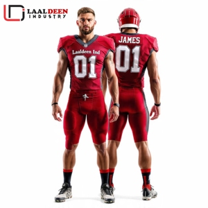 ชุดอเมริกันฟุตบอลมืออาชีพชุดระบายอากาศแห้งเร็วลายเสือดาวมีโลโก้ทีม - Product Image 2