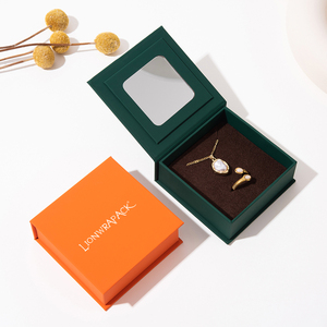 Caja de Almacenamiento de Joyas LionwrapacK con Tapa Abatible y Espejo, Empaque de Cartón Premium, Diseño Personalizado - Product Image 5