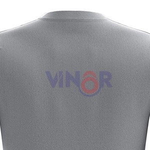 ชุดกีฬาฟุตบอลสำหรับฝึกนักฟุตบอลเสื้อฟุตบอลสีเทาสีเงินเสื้อฟุตบอลสำหรับผู้ใหญ่ - Product Image 6