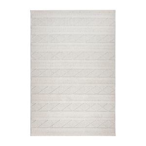 Alfombra tejida a máquina de macramé en crema, venta al por mayor, calidad Premium, bajo MOQ, piel de micropoliéster hecha en Turquía - Product Image 1