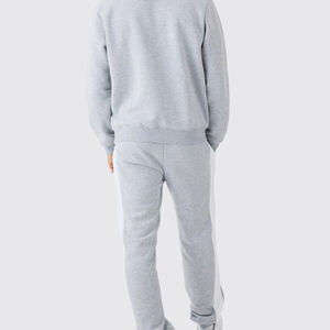 Sudadera con capucha y pantalones de chándal de alta calidad, conjuntos de chándal, chándal liso de gran tamaño holgado personalizado, Invierno para hombres - Product Image 4