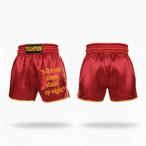 Pantalones Cortos de Entrenamiento de Muay Thai Unisex de Secado Rápido y Alto Rendimiento, Transpirables, Elásticos, de Satén, para MMA, Kickboxing, Adultos - Product Image 1
