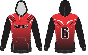 Sweat-shirt à capuche personnalisé pour équipe, unisexe, uniforme de football américain, logo d'entraîneur, impression par sublimation, été, 100% polyester - Product Image 4