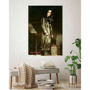 Affiche murale style moderne The Crow avec cadre noir - Product Image 3