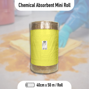 Chemical Absorbent Mini Roll 200 for Industrial Chemical Spill Cleanup and Surface Protection - Product Image 2