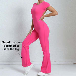 Mono Deportivo de Alta Calidad para Mujer con Espalda Descubierta, Mono Personalizado para Mujer, Trajes Deportivos para Mujer - Product Image 4