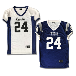 Maillot de football américain avec numéro d'équipe personnalisé et conception de logo maille respirante sublimée uniforme de maillot de football américain - Product Image 6