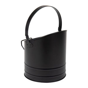Modern Style Black Coated Finished Metal Iron Coal Bucket High Quality Handmade <b>Fireplace</b> <b>Set</b> & <b>Accessories</b> Coal Bucket - Product Image 5