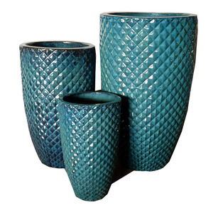 Glaze Ceramic planter // ผู้จำหน่ายเครื่องปั้นดินเผาจากเวียดนาม - Product Image 3
