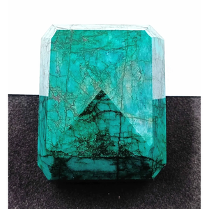 Émeraude naturelle de qualité supérieure AAA+ - Coupe émeraude unique - 594 carats - Certifiée - Émeraude verte de Colombie - Gem237 - Product Image 5