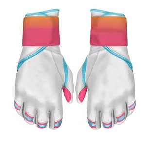 Guantes de bateo de béisbol de alto rendimiento, ligeros, transpirables, de cuero sintético, agarre antideslizante, ajuste personalizado, flexibles y duraderos - Product Image 6