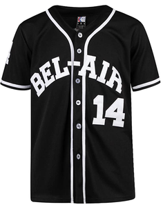 2023 nouveauté conception personnalisée sublimé noir maillot de Baseball adultes respirant personnalisé maille à manches courtes vêtements de sport pas cher - Product Image 5