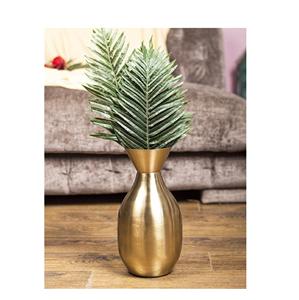 Vase de table mural moderne en métal Pièce décorative élégante au design contemporain polyvalent pour la maison ou le bureau - Product Image 1