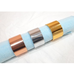 Trendy Design Metal <b>Napkin</b> Ring Copper Finished Best Shape <b>Napkin</b> <b>Holder</b> for Home & Hotels Dinner Table Accessories - Product Image 5