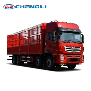 รถบรรทุกพื้นเรียบอเนกประสงค์ Clw 8x4 สำหรับขนส่งสินค้าอุตสาหกรรมและก่อสร้าง ราคาโรงงาน - Product Image 2