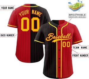 Elite Youth Baseball Softball Jersey de secado rápido Mesh Tackle Twill Camisa personalizada Letras bordadas USA Sublimación Ropa deportiva - Product Image 6