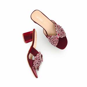 Maroon Fancy Sports pour Chaussons FN7876 - Product Image 1