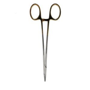 Vente en gros pince de chirurgie Debakey 7 pouces droite demi or en acier inoxydable motif lourd porte-aiguille manuel de qualité industrielle - Product Image 3