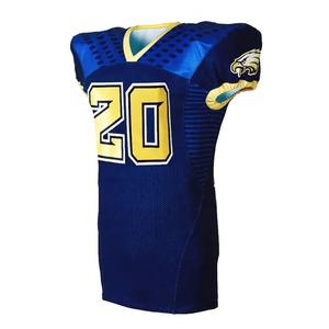 Uniforme de football américain personnalisé en gros respirant grande taille avec nom et numéro d'équipe personnalisés - Product Image 4