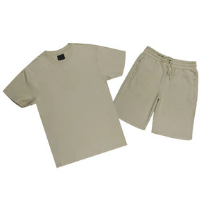 Fabricante de logotipo personalizado, camiseta, pantalones cortos, conjunto de trajes de verano para hombre, conjuntos para hombre, logotipo de diseñador informal de verano de alta calidad - Product Image 1