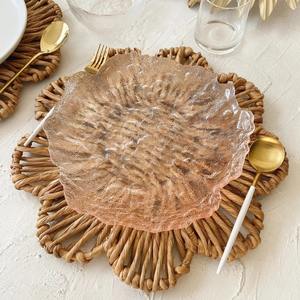 Sustainable Floral Water Hyacinth <b>Placemat</b> Eco friendly products Made in Vietnam Table decoration <b>Woven</b> <b>Placemat</b> Wholesale - Product Image 6