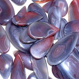 Vente en gros de cabochon en agate du Botswana de haute qualité pierre précieuse de quartz naturel ++ en vrac de haute qualité pour la fabrication de bijoux fournitures de guérison - Product Image 5
