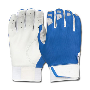 Venta al por mayor mejor diseño de piel de cabra Digital de cuero de béisbol guantes de bateo profesional Unisex Softball guantes de bateo - Product Image 5