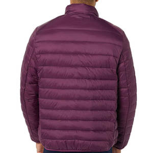 เสื้อแจ็คเก็ตขนเป็ดสำหรับผู้ชายเสื้อโค้ทสตรีทไซส์ใหญ่มีซิปคอตั้งพิมพ์ลายโลโก้ได้ตามต้องการ - Product Image 3