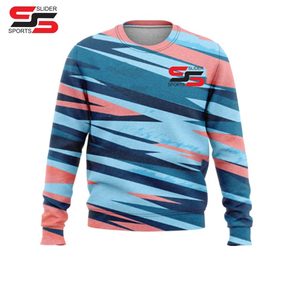 Sudadera de estilo urbano con cuello redondo, estampado digital, manga larga, tipo jersey, a precios razonables. - Product Image 6