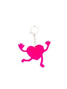 LLavero de metal personalizable con patrones únicos de cuentas de PVC en forma de corazón colores rosa rojo Idea de regalo de cumpleaños perfecta - Product Image 3