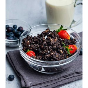 Granola séché au cacao et aux noisettes, style adulte, riche en fibres et en protéines, sans gluten, cuit, 216g, collation idéale - Product Image 1