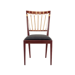 Offre spéciale chaise de salle à manger en rotin moderne à dossier simple coussin moelleux en bois massif meubles de restaurant prix économique d'usine direct - Product Image 1