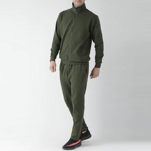 Trajes de chándal informales XXL para hombre con cremallera completa Impresión de logotipo personalizado Uso en exteriores de invierno Nuevo estilo Diseño de etiqueta privada de talla grande - Product Image 4