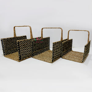 Artex Dong Thap Panier de rangement écologique en jacinthe d'eau tissée à la main pour une organisation élégante de la maison et du bureau - Product Image 1