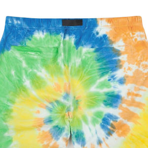 Último diseño personalizado hombres Tie Dye pantalones cortos al por mayor Casual y ropa de gimnasio hombres pantalones cortos ligeros hombres Tie Dye pantalones cortos para la venta - Product Image 5