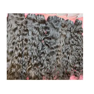 भारतीय कच्चे बाल सीधे भारत से प्राकृतिक लहर बाल एक्सटेंशन सस्ते रेमी कुंवारी मानव बाल असंसाधित बंडलों