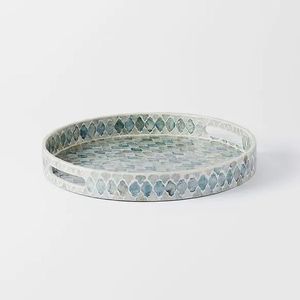 Plateau de service décoratif pour mariages et fêtes Plateaux de service en nacre de qualité exclusive au meilleur prix - Product Image 2