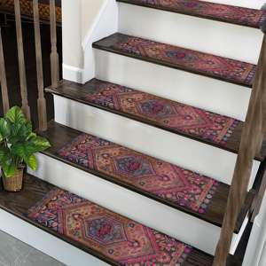 Vintage Step Rug, Printed Rug, Washable Rug, Personalized Rug - Product Image 2