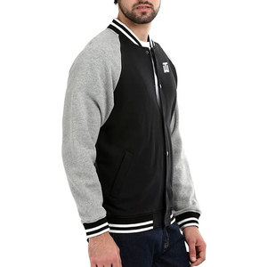 เสื้อแจ็คเก็ตผู้ชายคุณภาพสูง สีพื้น คอตั้ง ลายตัวอักษร สไตล์สตรีทแวร์ บริการ OEM แห้งเร็ว ระบายอากาศได้ดี อุ่นสบายสำหรับฤดูหนาว - Product Image 3
