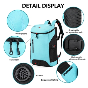 Bolsa deportiva personalizada con estampado de gran capacidad Mochila deportiva multifuncional impermeable Oxford bádminton raqueta de tenis mochila bolsas - Product Image 3