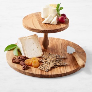 Handcrafted Wooden 2 <b>Tier</b> <b>Cake</b> <b>Stand</b> for Stylish Dessert Display with Strong Handle Perfect for Parties and Home Decor - Product Image 5