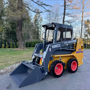 CFG 30hp KRW232ขนาดเล็กลื่นไถล CE EPA เครื่องยนต์ skidsteer ดีเซลล้อก๊าซมินิติดตามรถตักสำหรับทุกภูมิประเทศ - Product Image 5