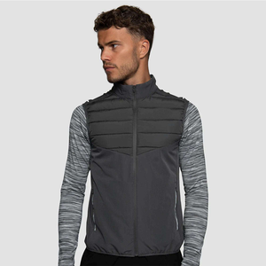 Nouvel arrivage de coupe-vent d'extérieur d'hiver vestes sans manches à capuche respirantes et décontractées fabriquées au Pakistan - Product Image 1