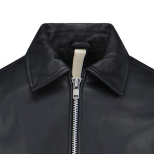 Venta caliente Ropa de hombre Chaqueta de cuero genuino de los hombres con estilo con manga larga Último diseño de alta calidad Mejor estilo popular - Product Image 2