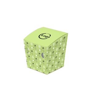 Panier à frites personnalisé en polyéthylène avec couvercle FRIES BOX 7x7x8.5 Cm - Product Image 2